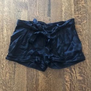 BCBGMAXAZRIA Silk Black Short